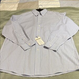 Men's Blue Checkered Shirt